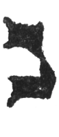 Detailansicht des Buchstabens nun