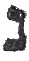 Detailansicht des Buchstabens nun