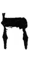 Detailansicht des Buchstabens chet