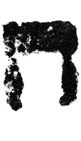 Detailansicht des Buchstabens chet