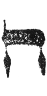 Detailansicht des Buchstabens chet
