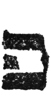 Detailansicht des Buchstabens peh