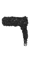 Detailansicht des Buchstabens dalet