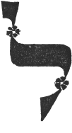 Detailansicht des Buchstabens lamed