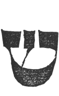 Detailansicht des Buchstabens schin