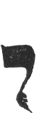 Detailansicht des Buchstabens jod