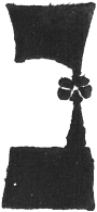 Detailansicht des Buchstabens nun